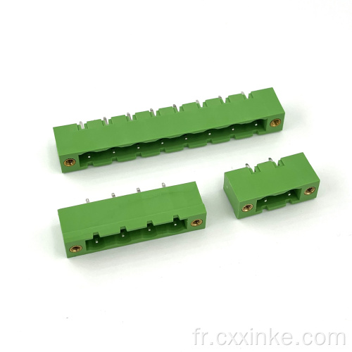 Terminal PCB de 7,62 mm Base de broche à angle droit